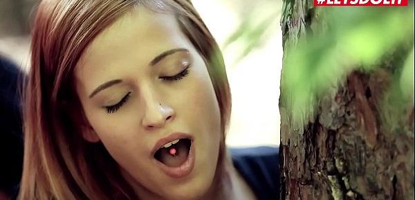  LETSDOEIT - Karin Key And Ria Sun Are Having Lesbian Sex On The Woods